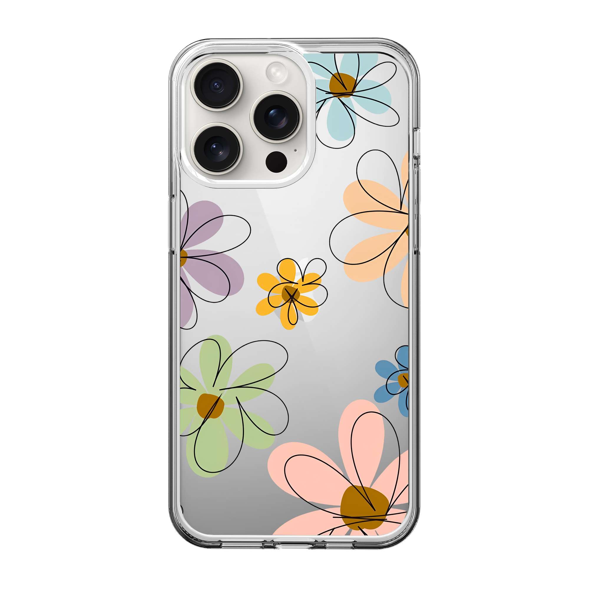 Abstract Flower Clear Case