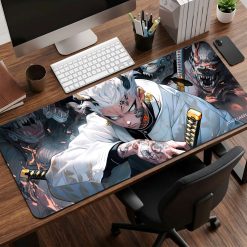 White Hair Demon Desk Mat