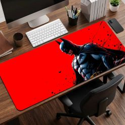 Red Batman Desk Mat
