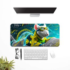 Futuristic Aircraft Desk Mat