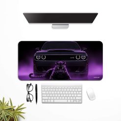 Dark Muscle Car Desk Mat