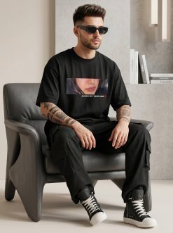 Always Your Side Custom Black T-Shirt