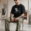 Unspoken Words Custom Black T-Shirt