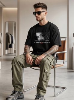 Unspoken Words Custom Black T-Shirt