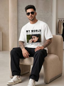 My World My Love Custom White T-Shirt