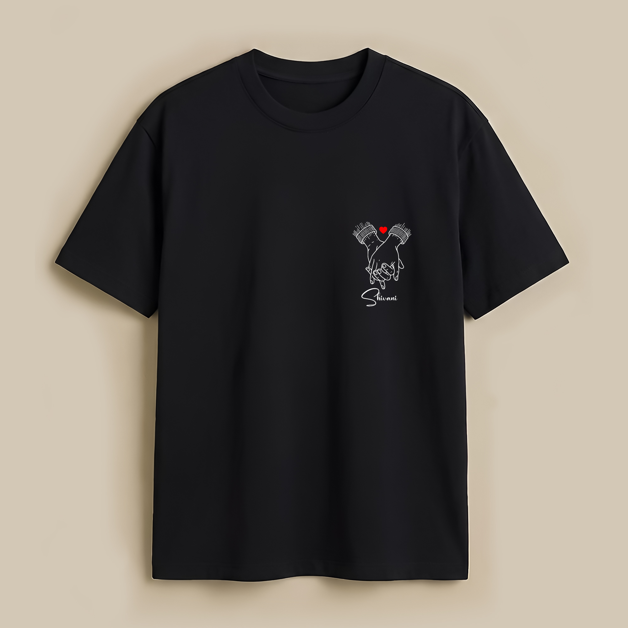 My Partner Custom Black T-Shirt