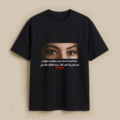Unspoken Words Custom Black T-Shirt