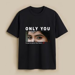 My Eyes Custom Black T-Shirt