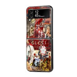 High-Fashion Rug Samsung Z Flip Glass Case