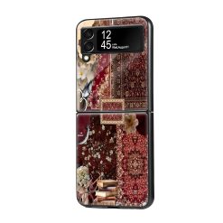 Hand Knotted Carpets Samsung Z Flip Glass Case