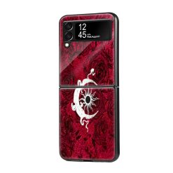 Half Moon Samsung Z Flip Glass Case