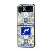 Geometric Tile Samsung Z Flip Glass Case