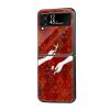 Floating Hand Butterflies Samsung Z Flip Glass Case