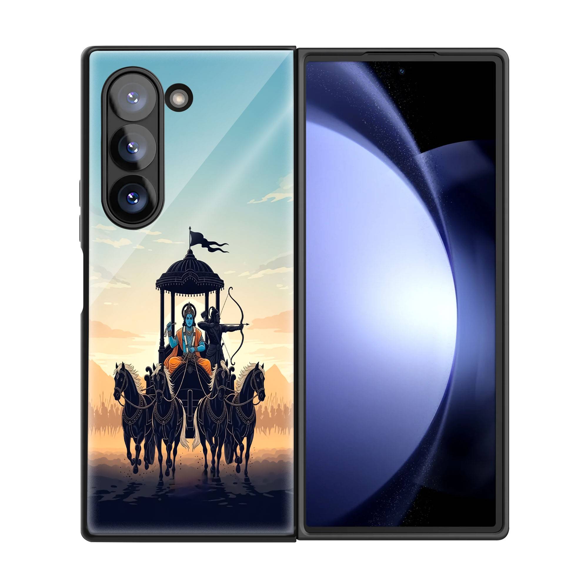 Arjuna’s Resolve Samsung Z Fold Glass Case - Image 3