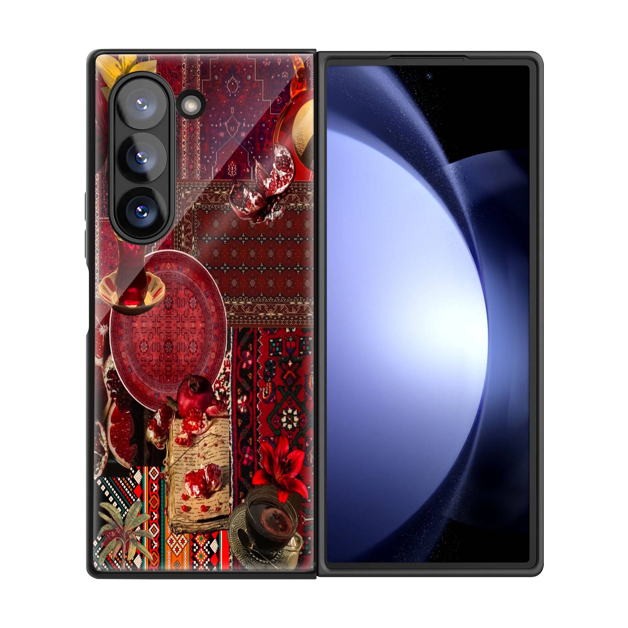 Date Palm Samsung Z Fold Glass Case - Image 3