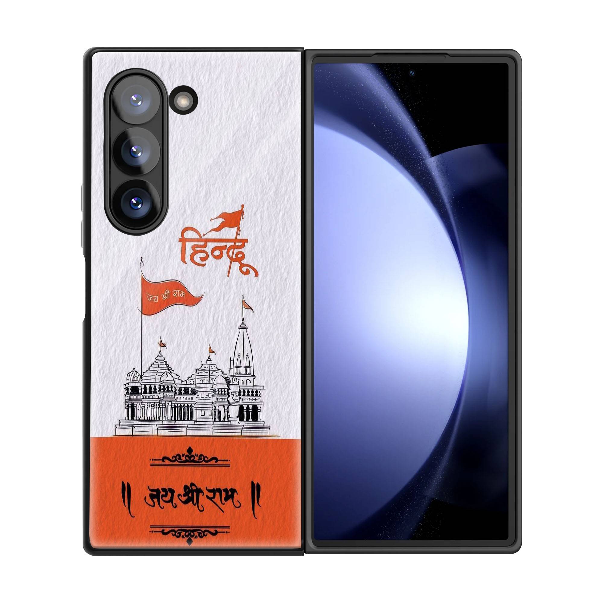 Hindu Heritage Samsung Z Fold Glass Case - Image 4