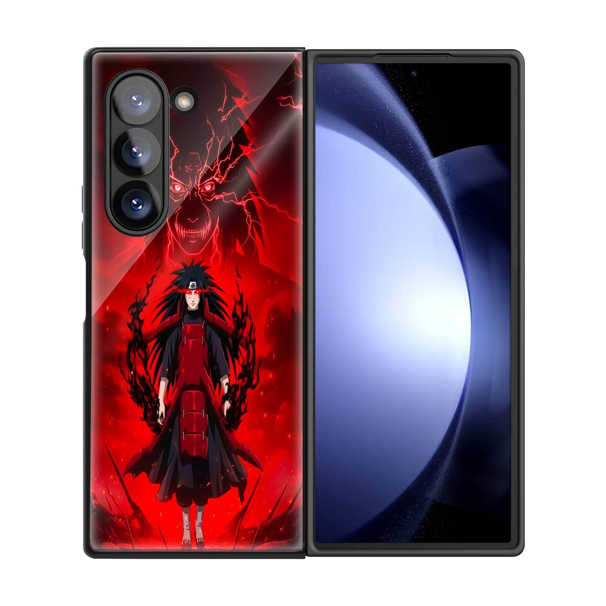 Madara Uchiha Samsung Z Fold Glass Case - Image 3