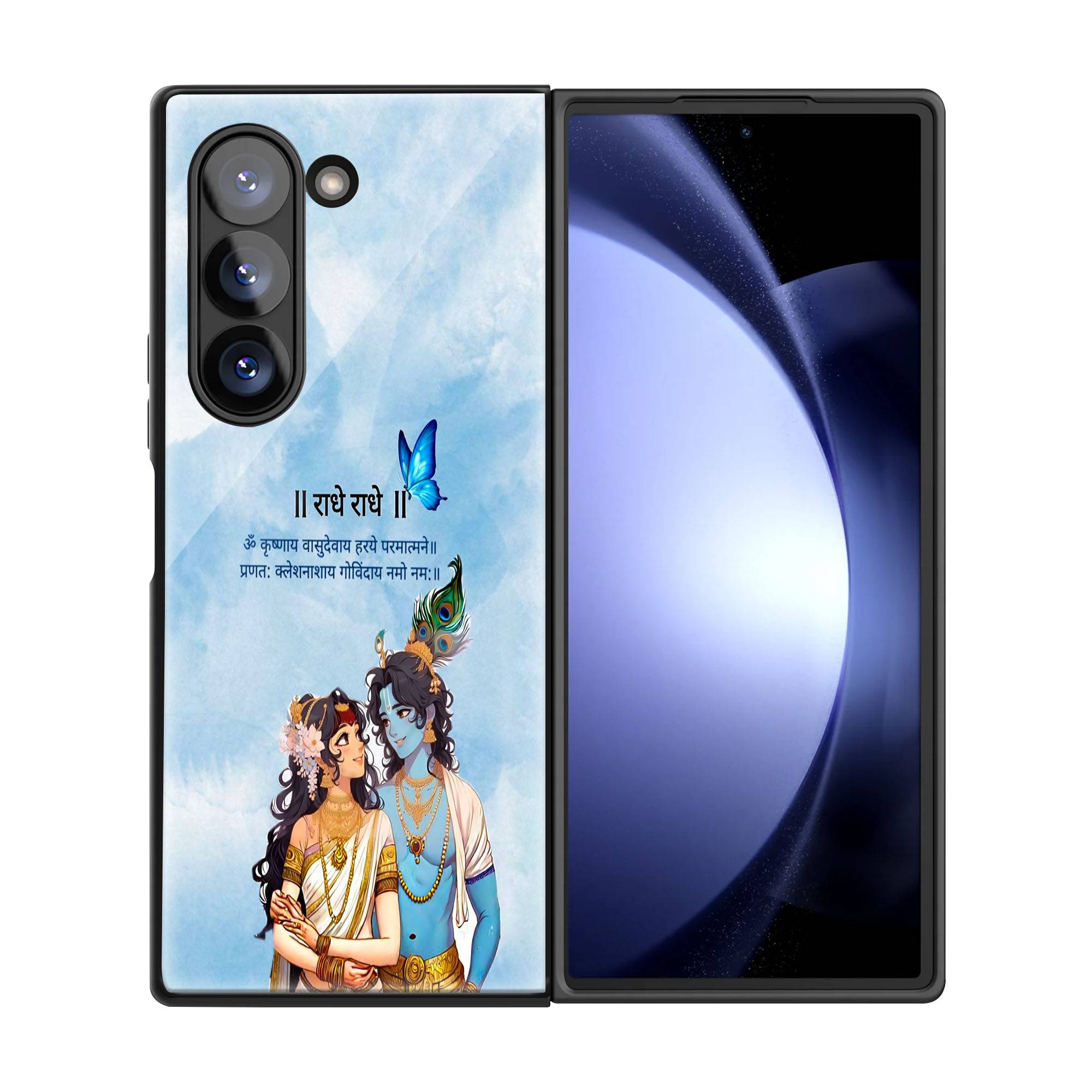 Krishna Vasudeva Samsung Z Fold Glass Case - Image 3