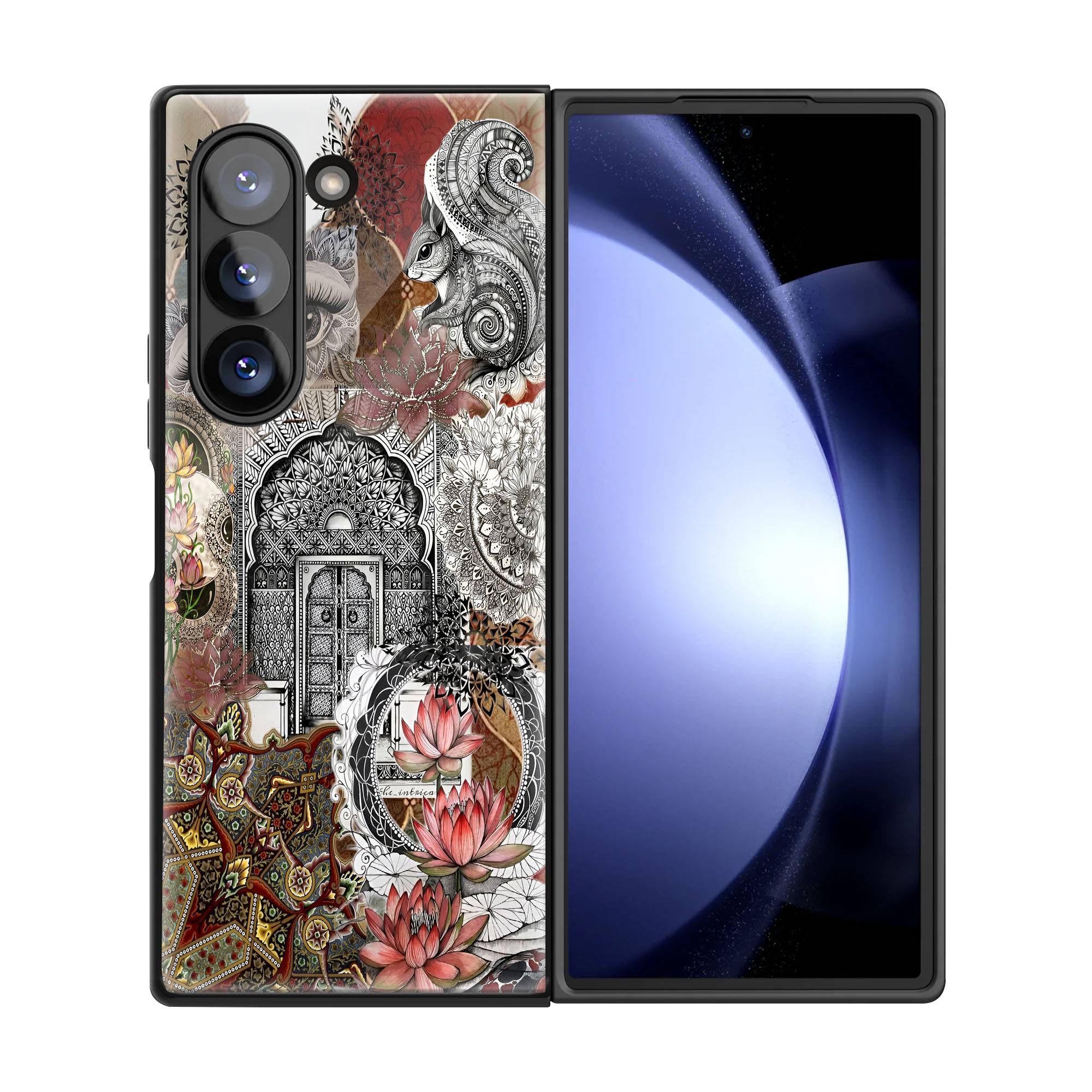 Lotus Gateway Samsung Z Fold Glass Case - Image 3