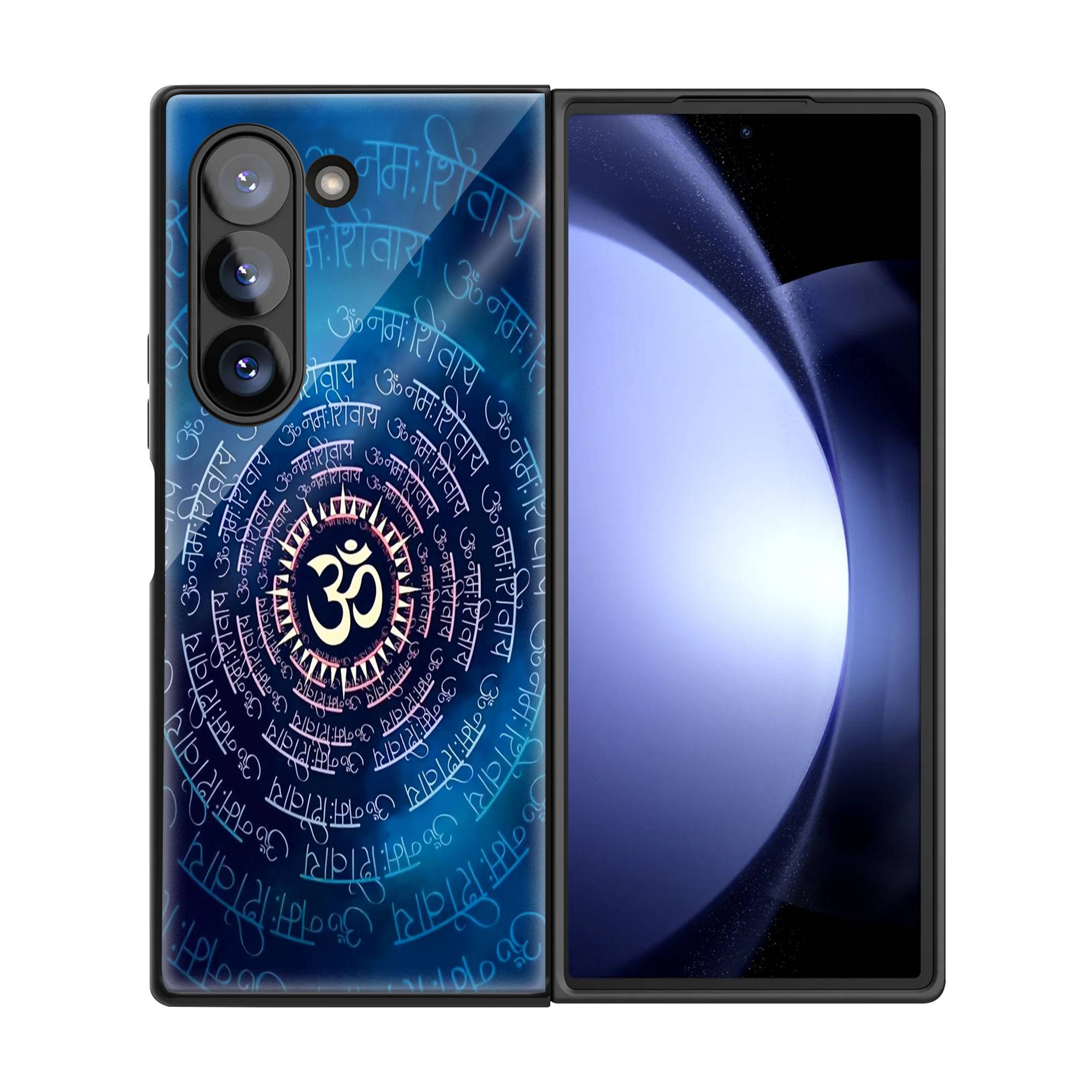 OM Namah Shivay Samsung Z Fold Glass Case - Image 3