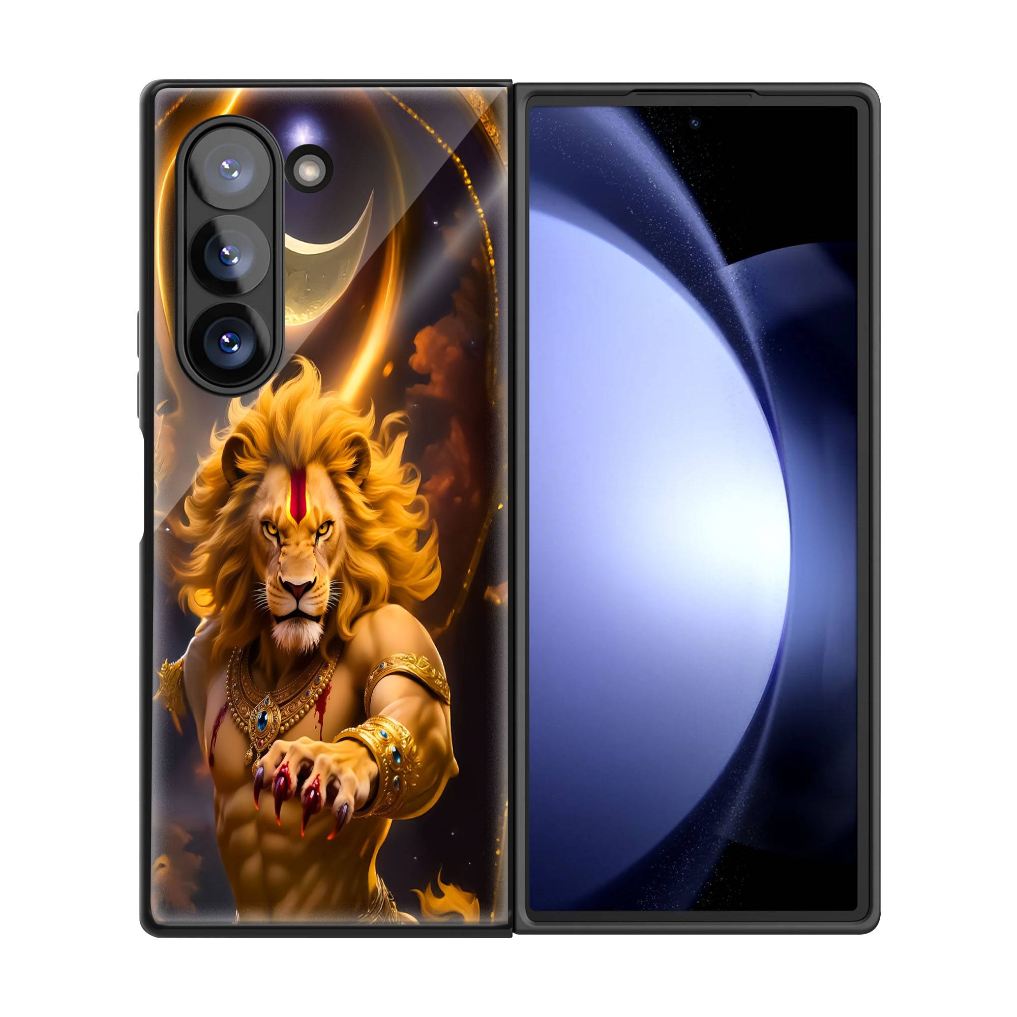 Narasimha Samsung Z Fold Glass Case - Image 3