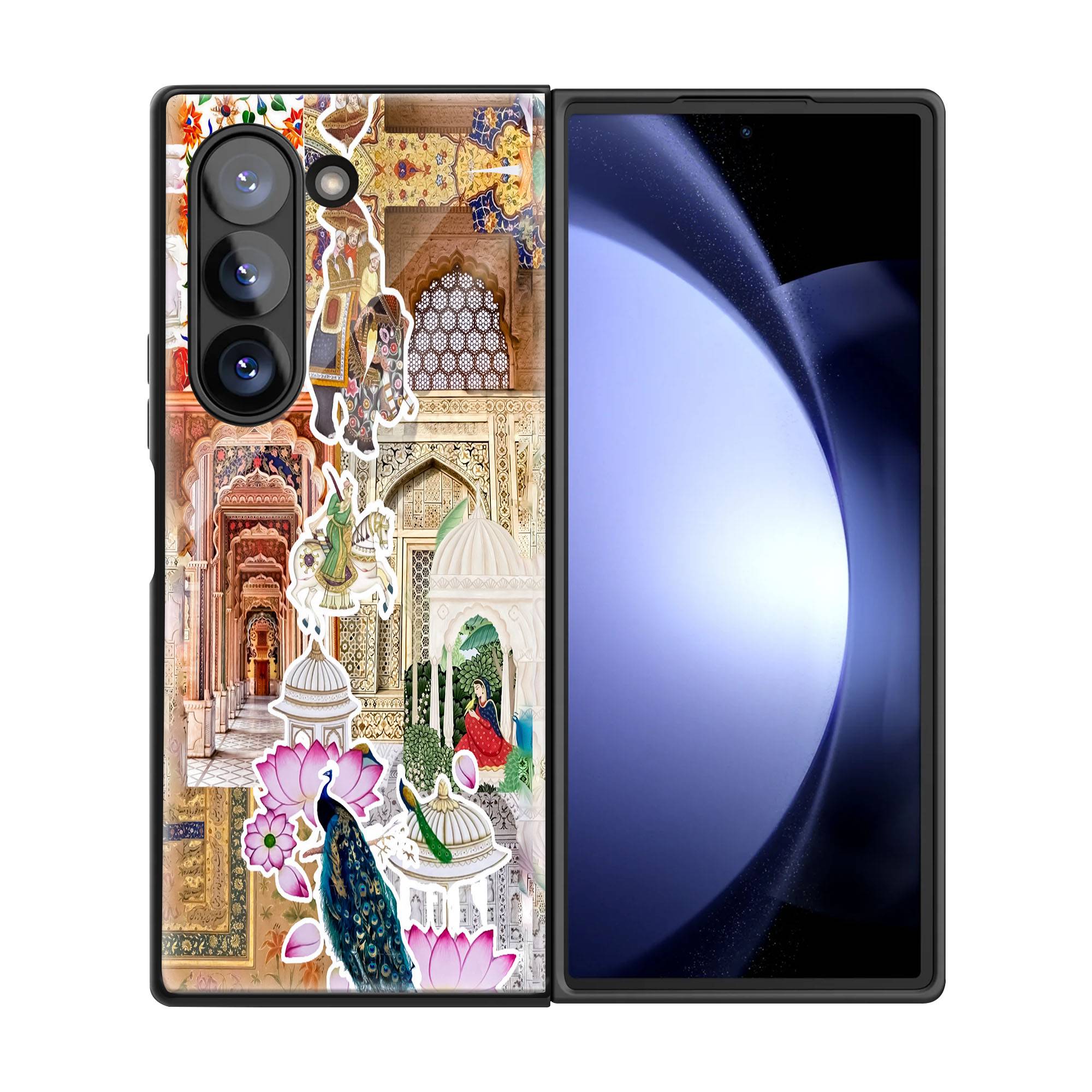Mughal Royal Samsung Z Fold Glass Case - Image 3