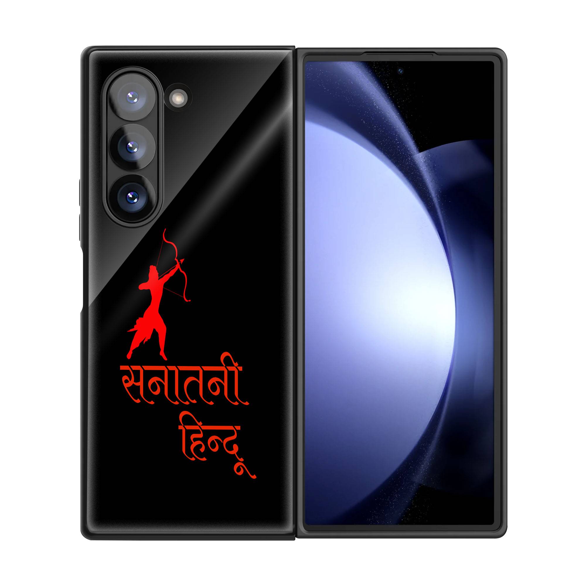 Sanatani Hindu Samsung Z Fold Glass Case - Image 3