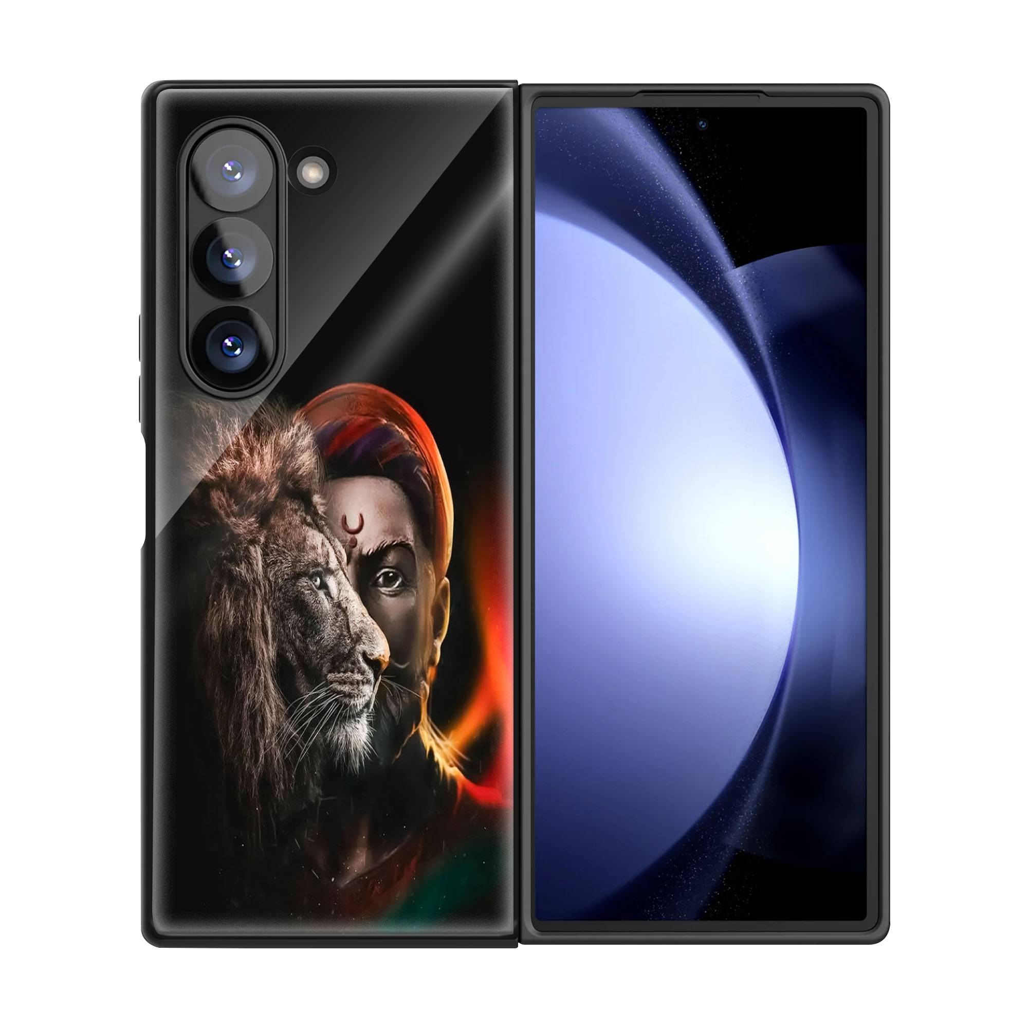 The Maratha Roar Samsung Z Fold Glass Case - Image 3