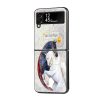 Dual Tone Horse Samsung Z Flip Glass Case
