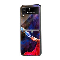 Cosmic Connection Samsung Z Flip Glass Case