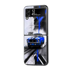 Classic Camaro Samsung Z Flip Glass Case