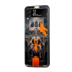 Chhatrapati Shivaji Samsung Z Flip Glass Case