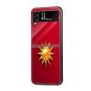 Celestial Sun Samsung Z Flip Glass Case