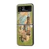 Botanical Art Samsung Z Flip Glass Case