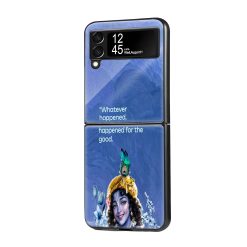 Bal Krishna Samsung Z Flip Glass Case