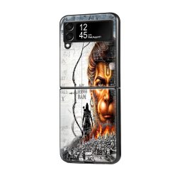 Archer Silhouette Samsung Z Flip Glass Case
