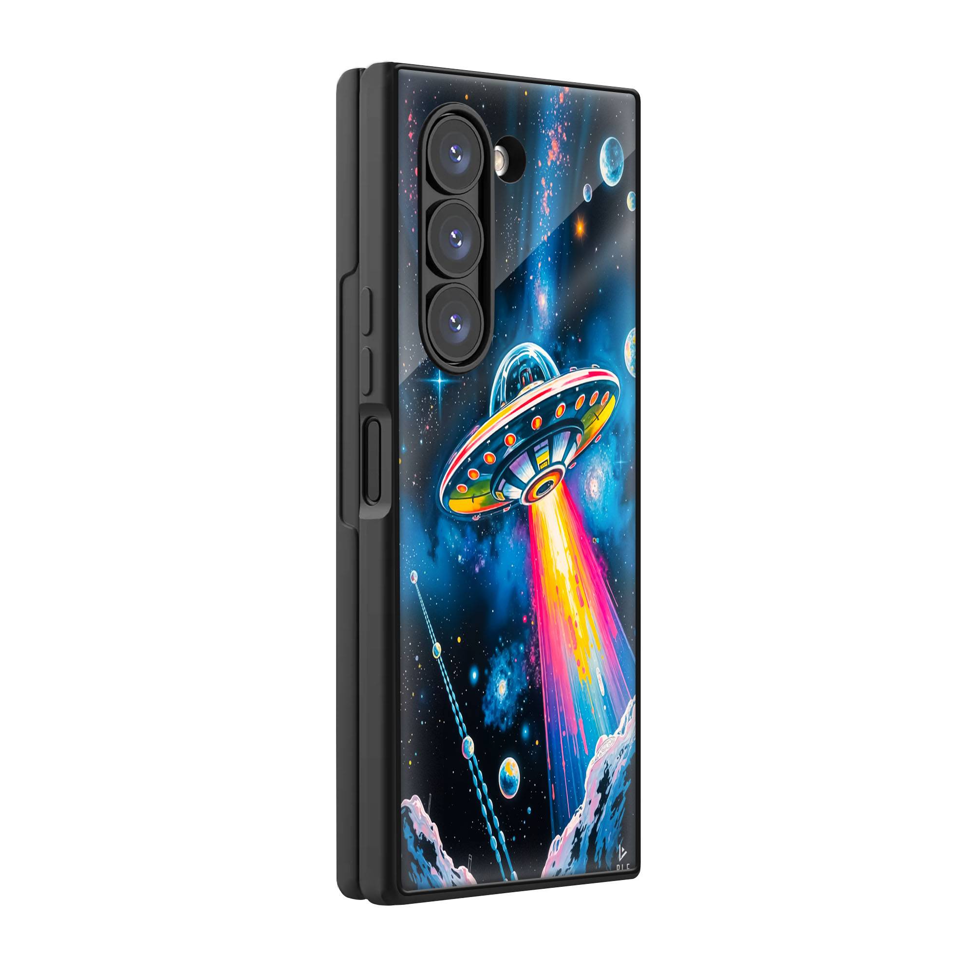 UFO Samsung Z Fold Glass Case