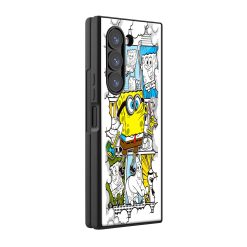 SpongeBob Samsung Z Fold Glass Case