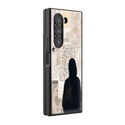 Silhouette Collage Samsung Z Fold Glass Case