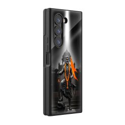 Shivaji Maharaj Samsung Z Fold Glass Case