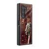Red Leopard Carpet Samsung Z Fold Glass Case