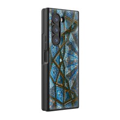 Islamic Geometric Art Samsung Z Fold Glass Case