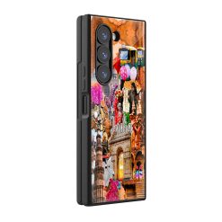 Indian Culture Samsung Z Fold Glass Case