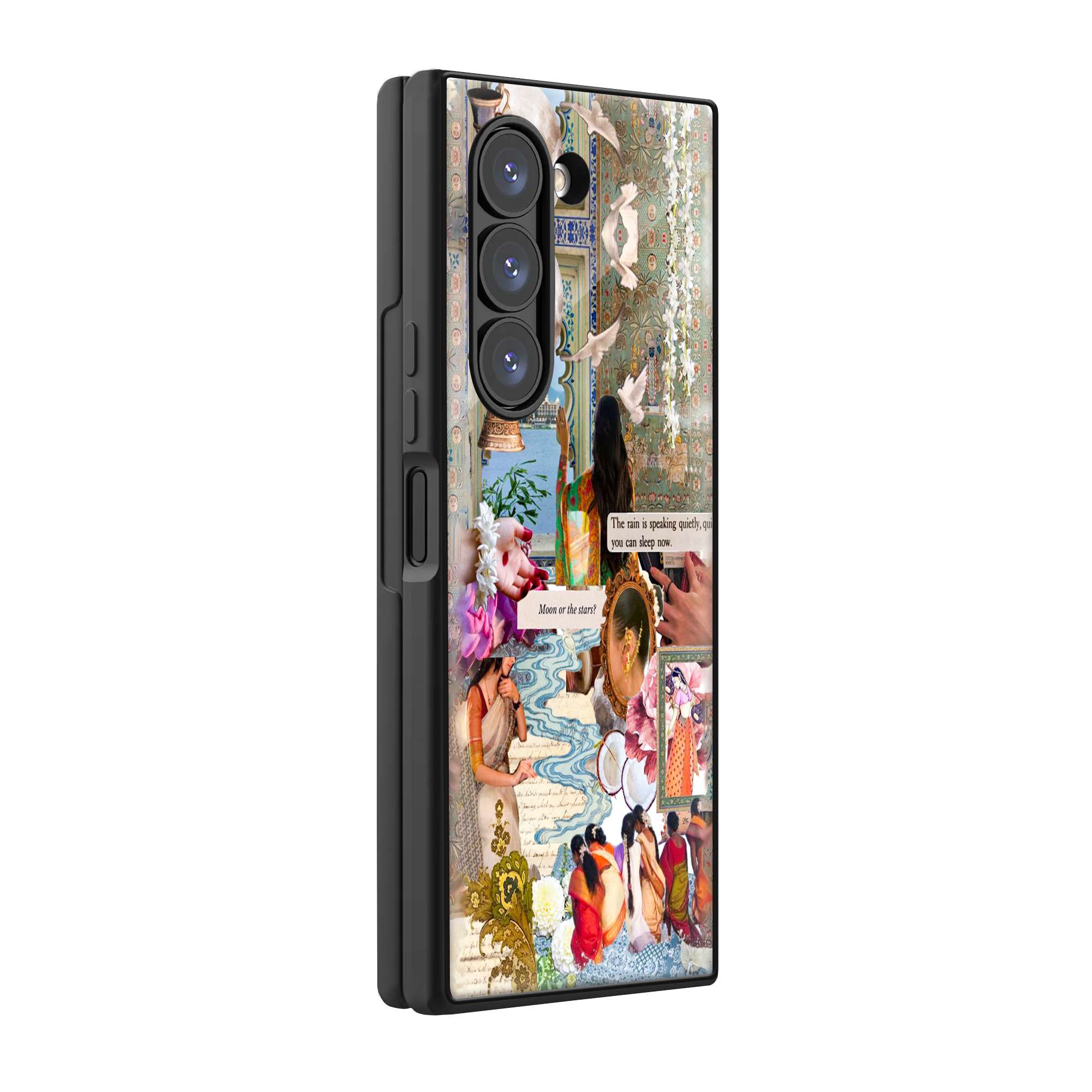 Indian Aesthetic Samsung Z Fold Glass Case