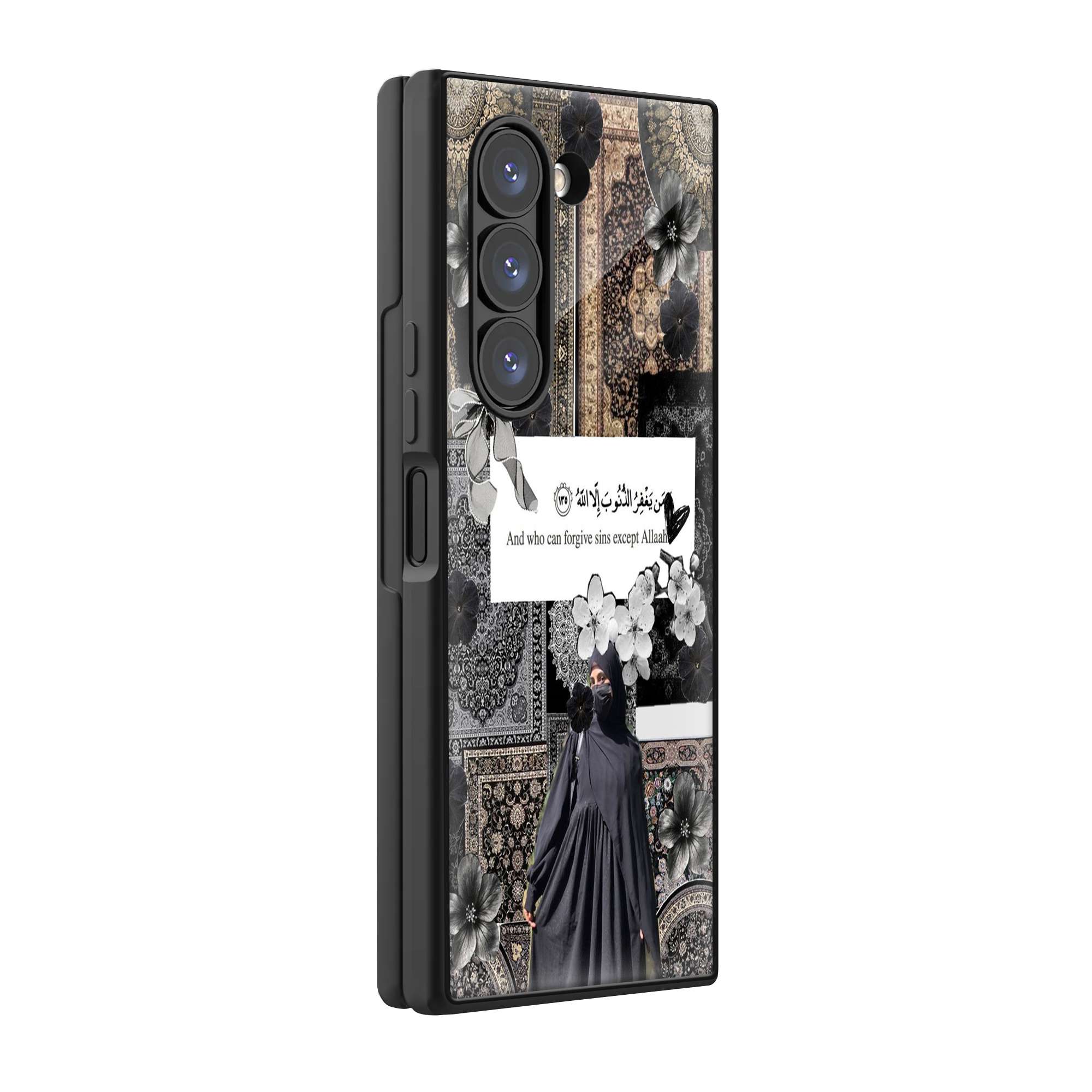 Forgiveness Noir Samsung Z Fold Glass Case