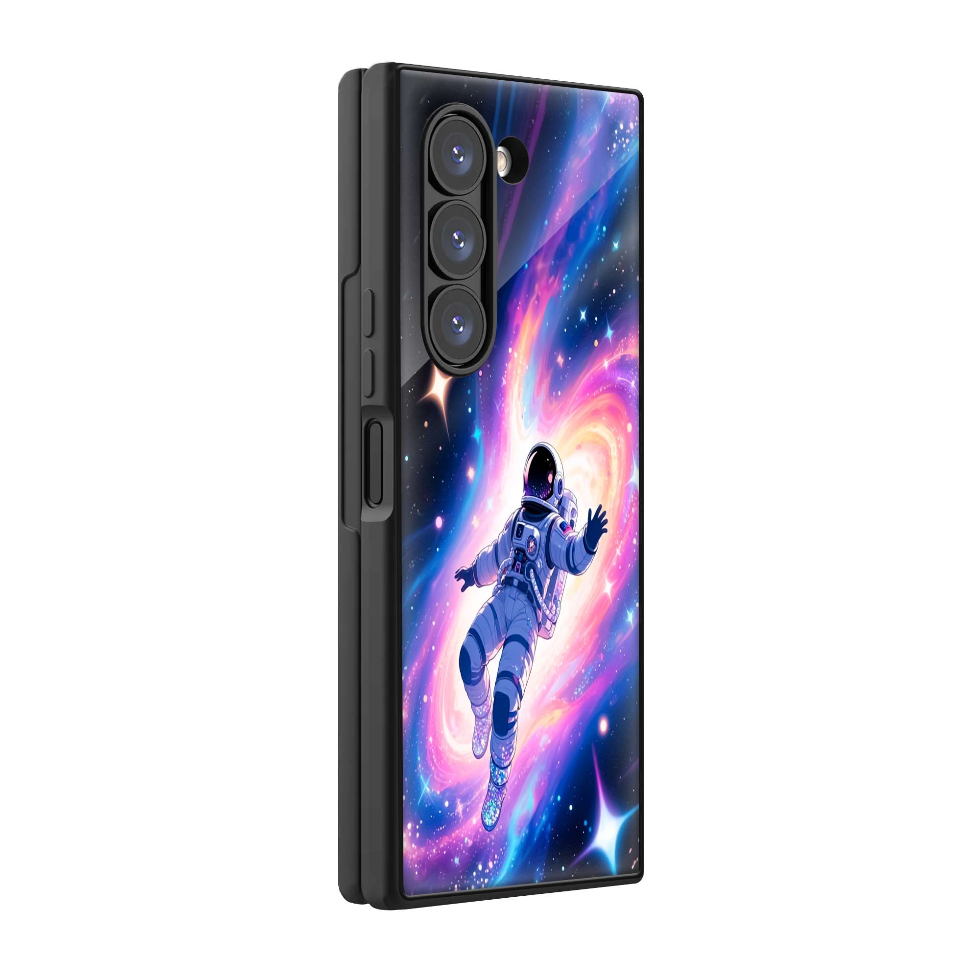 Fantasy Space Art Samsung Z Fold Glass Case