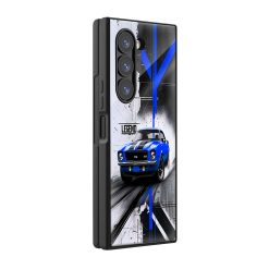 Classic Camaro Samsung Z Fold Glass Case