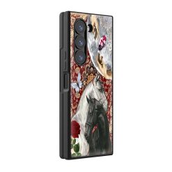 Celestial Horse Aesthetic Samsung Z Fold Glass Case