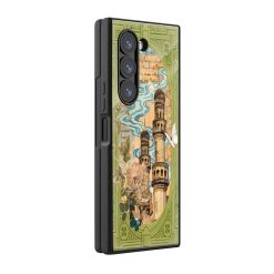 Botanical Art Samsung Z Fold Glass Case