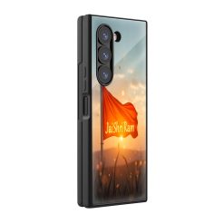 Bhagwa Dhwaj Samsung Z Fold Glass Case